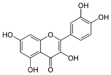 Figure 1. Chemical structure of quercetin.