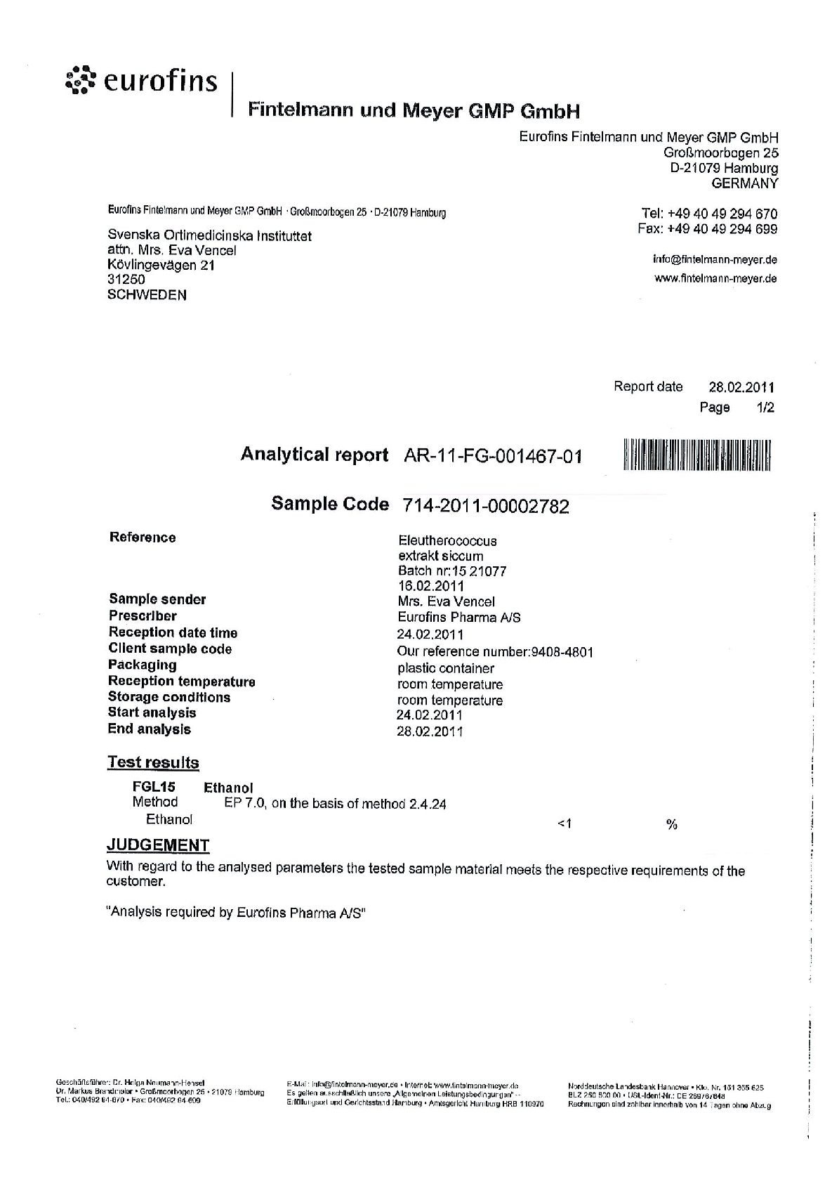 Measured parameters from a study evaluating early intervention with Kan Jang® to treat upper, contributing to the overall assessment of BACKGROUND AND AIM: Andrographis paniculata and Eleutherococcus senticosus preparations and their fixed combination, .