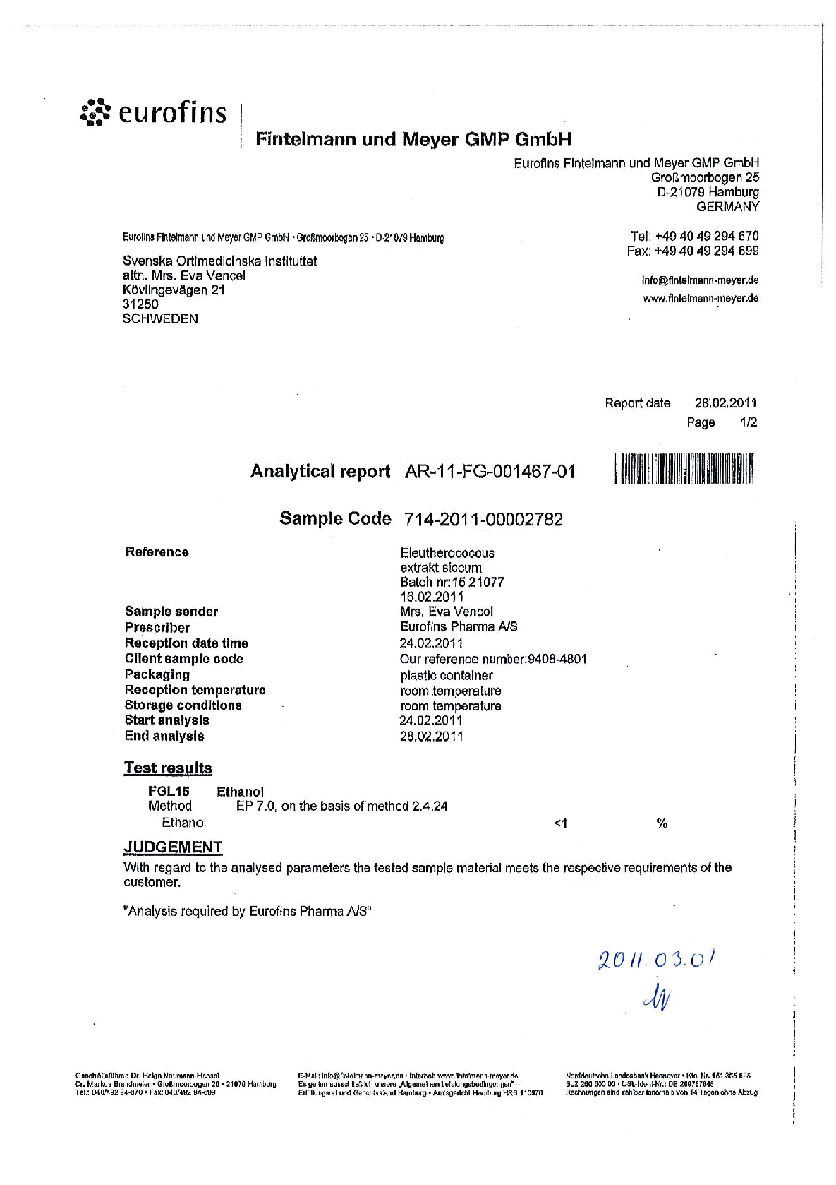 Quantitative data from a study on early intervention with Kan Jang® to treat upper, presenting measured outcomes relevant to the investigation of BACKGROUND AND AIM: Andrographis paniculata and Eleutherococcus senticosus preparations and their fixed combination, .